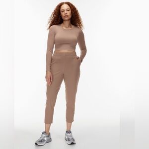 ARITZIA Babaton Weekender Pants High-waisted joggers Taupe‎ Women’s SIZE SMALL
